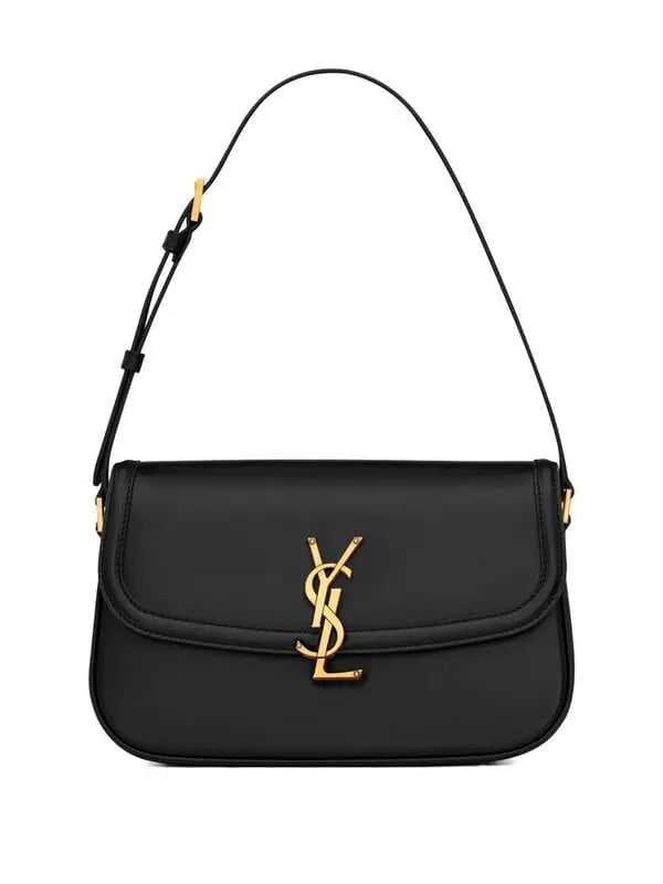 YSL Medium Solferino Shoulder Bag - Beige