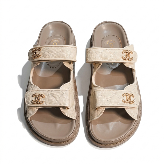 Chanel summer slipper