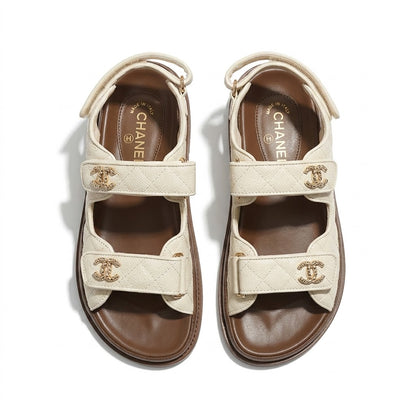 Chanel flat sandal  leather