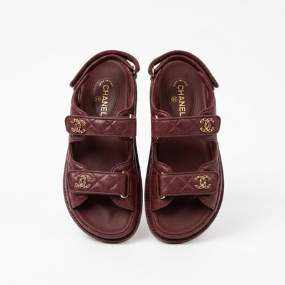 Chanel flat sandal  leather
