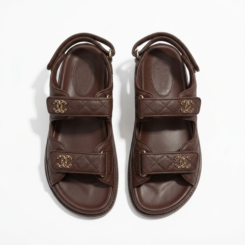 Chanel flat sandal  leather
