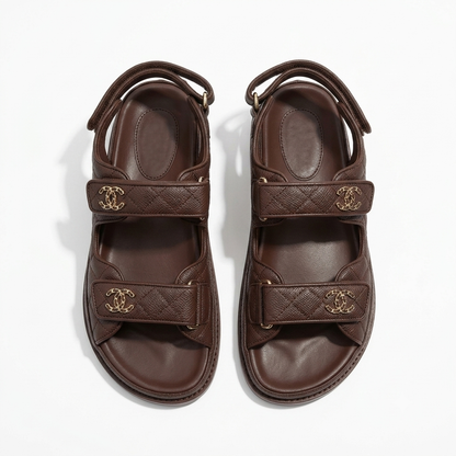 Chanel flat sandal  leather