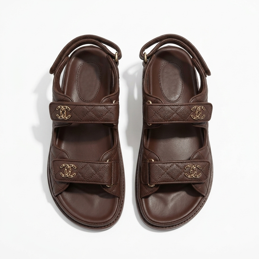 Chanel flat sandal  leather