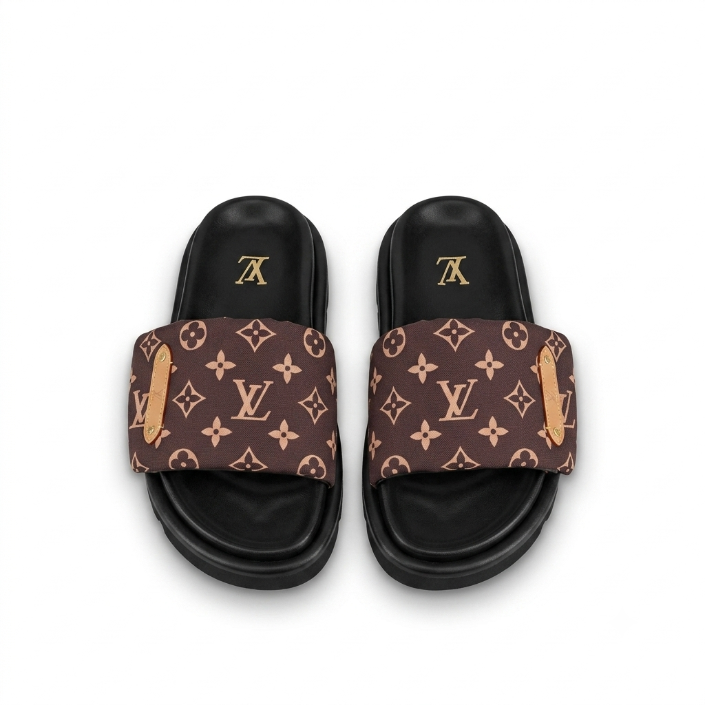 LOUIS VUITTON 
Pool Pillow Flat Comfort Mule