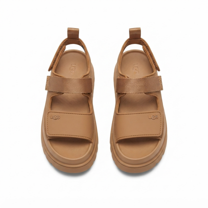 UGG GOLDENGLOW BROWN SANDALS
