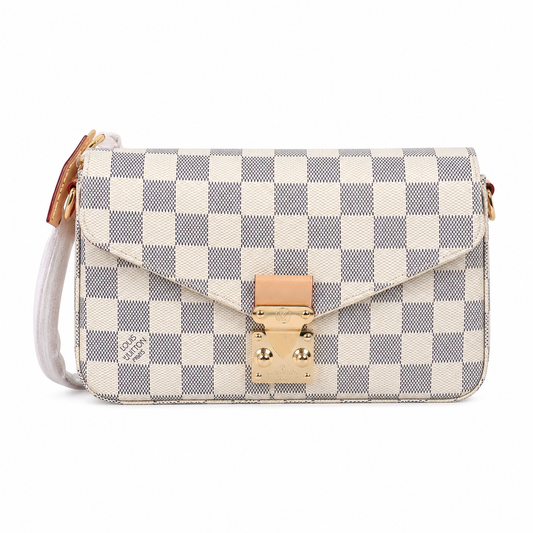 Louis Vuitton LV Diane Bag Damier Azur Canvas