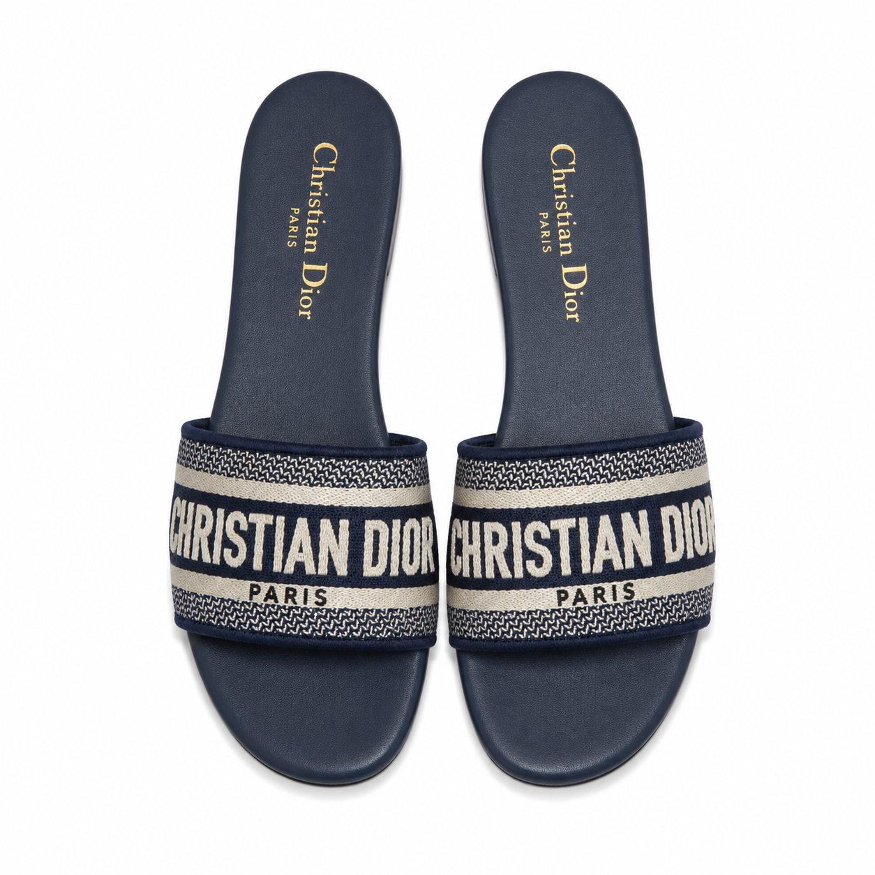 New Christian Dior slipper summer black
