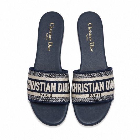 New Christian Dior slipper summer black