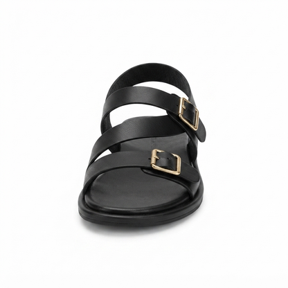 Women’s  Double Buckle Flat Sandals