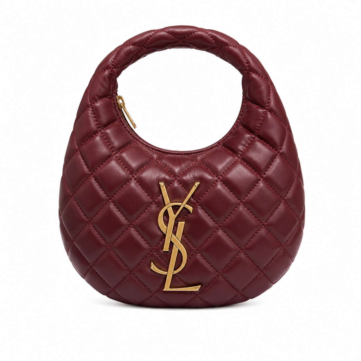 YSL Women's Pink Icarino Mini Matelassé Leather Shoulder Bag