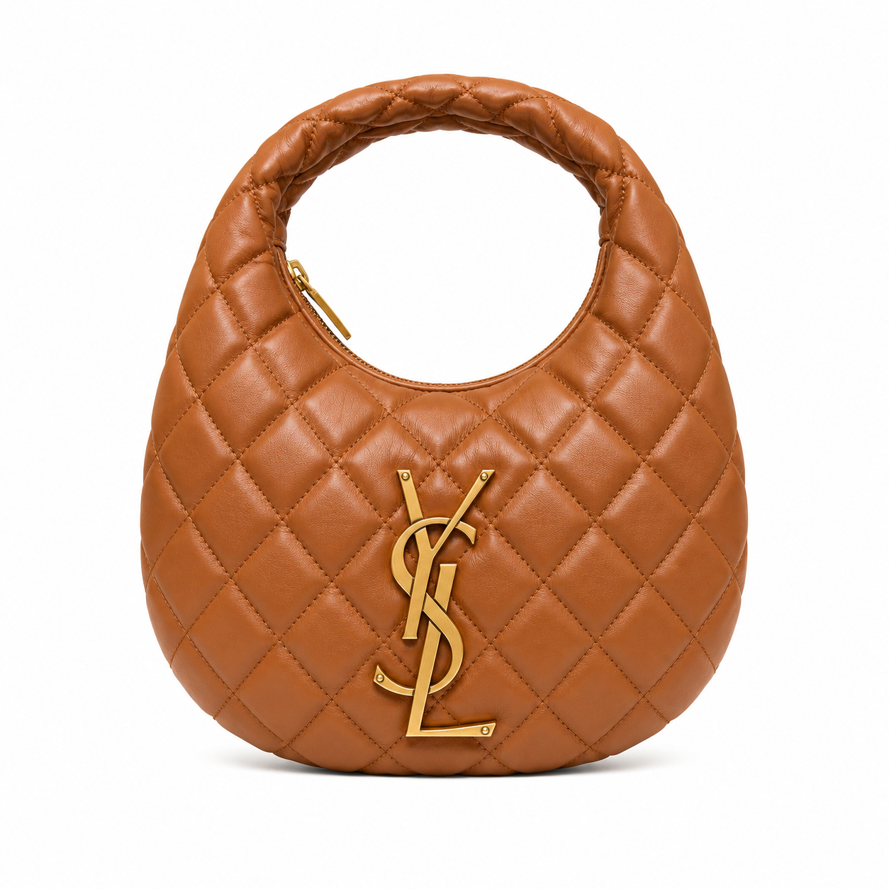 YSL Women's Pink Icarino Mini Matelassé Leather Shoulder Bag