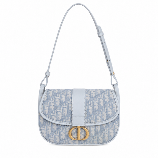 Women's Black Medium Montaigne Satchel Bag