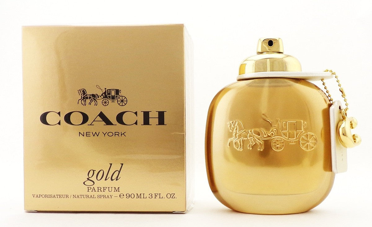 Coach New York GOLD 3.0 oz./ 90 ml. Parfum Spray for Women. New Sealed Box