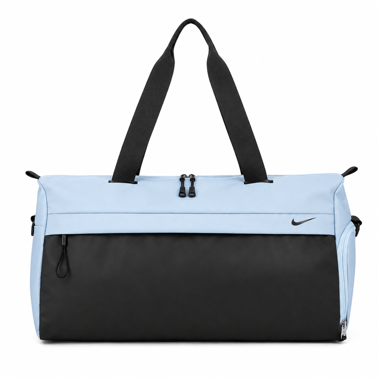 Nike Gym Duffel Bag – Light Blue & Black Sports Travel Bag