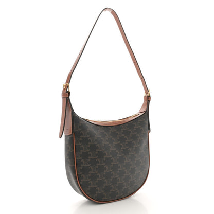 Supple Calfskin Large Triomphe Heloise Shoulder Bag Tan