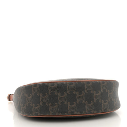 Supple Calfskin Large Triomphe Heloise Shoulder Bag Tan