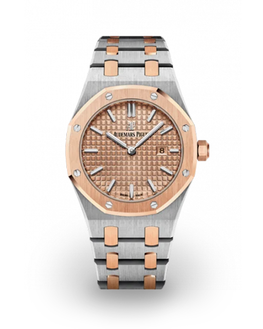 Royal Oak Quartz 33 Two-Tone / Pink