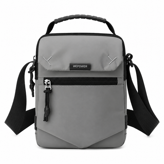 WEPOWER Waterproof Crossbody Shoulder Bag – Multi-Pocket Travel Sling Bag