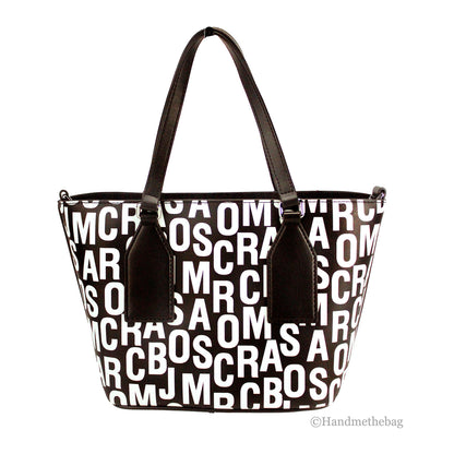 Marc Jacobs Small Monogram Print Leather Tote Crossbody Bag