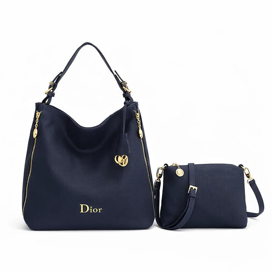 Dior shoulder bag set Navy Bleu