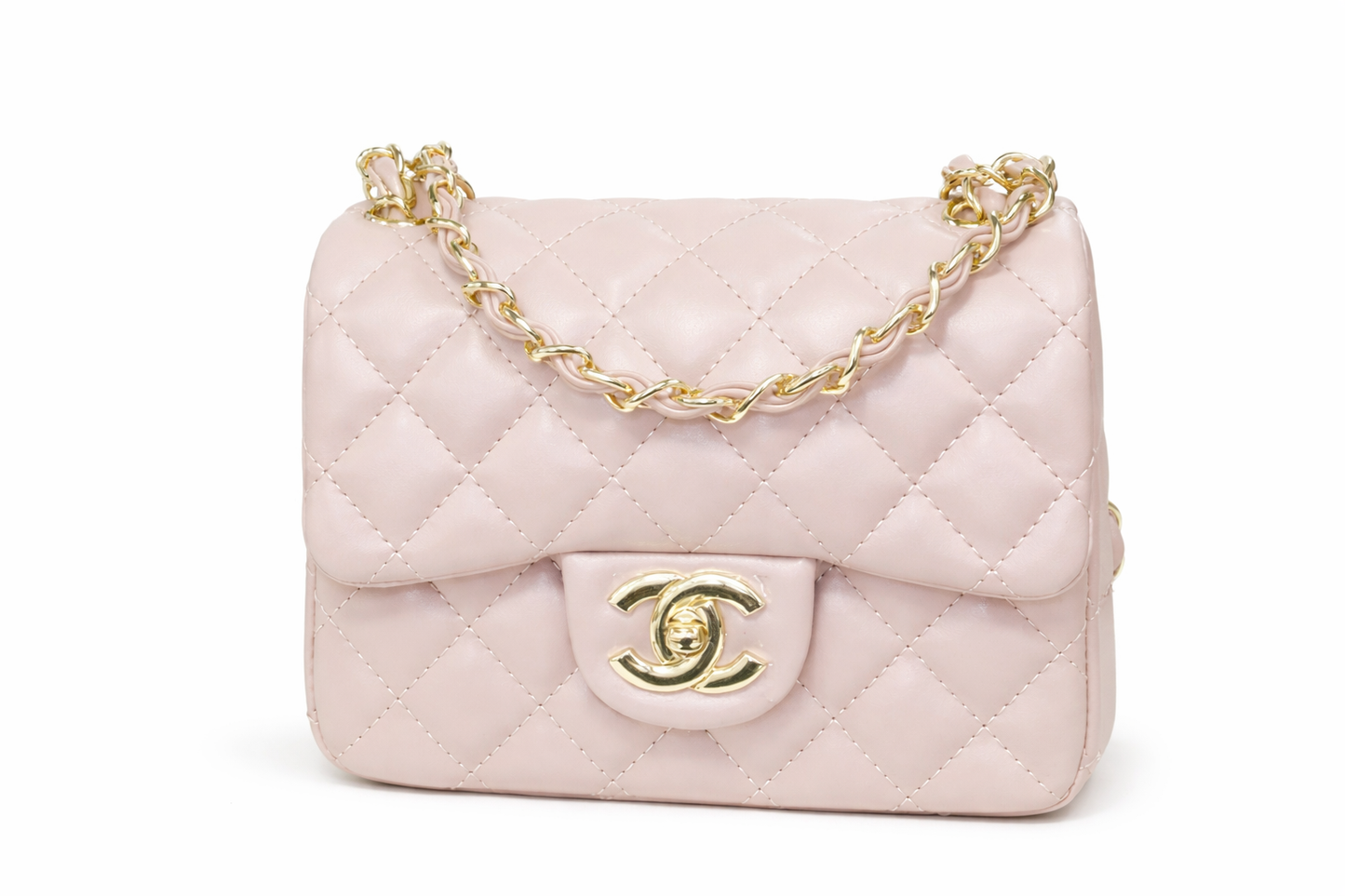egant Quilted Chain Shoulder Bag