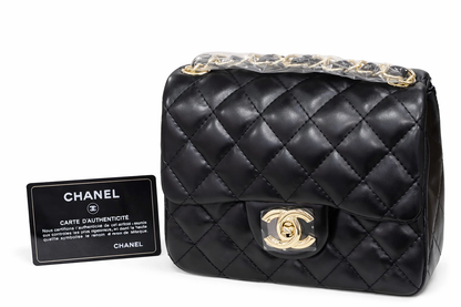 egant Quilted Chain Shoulder Bag