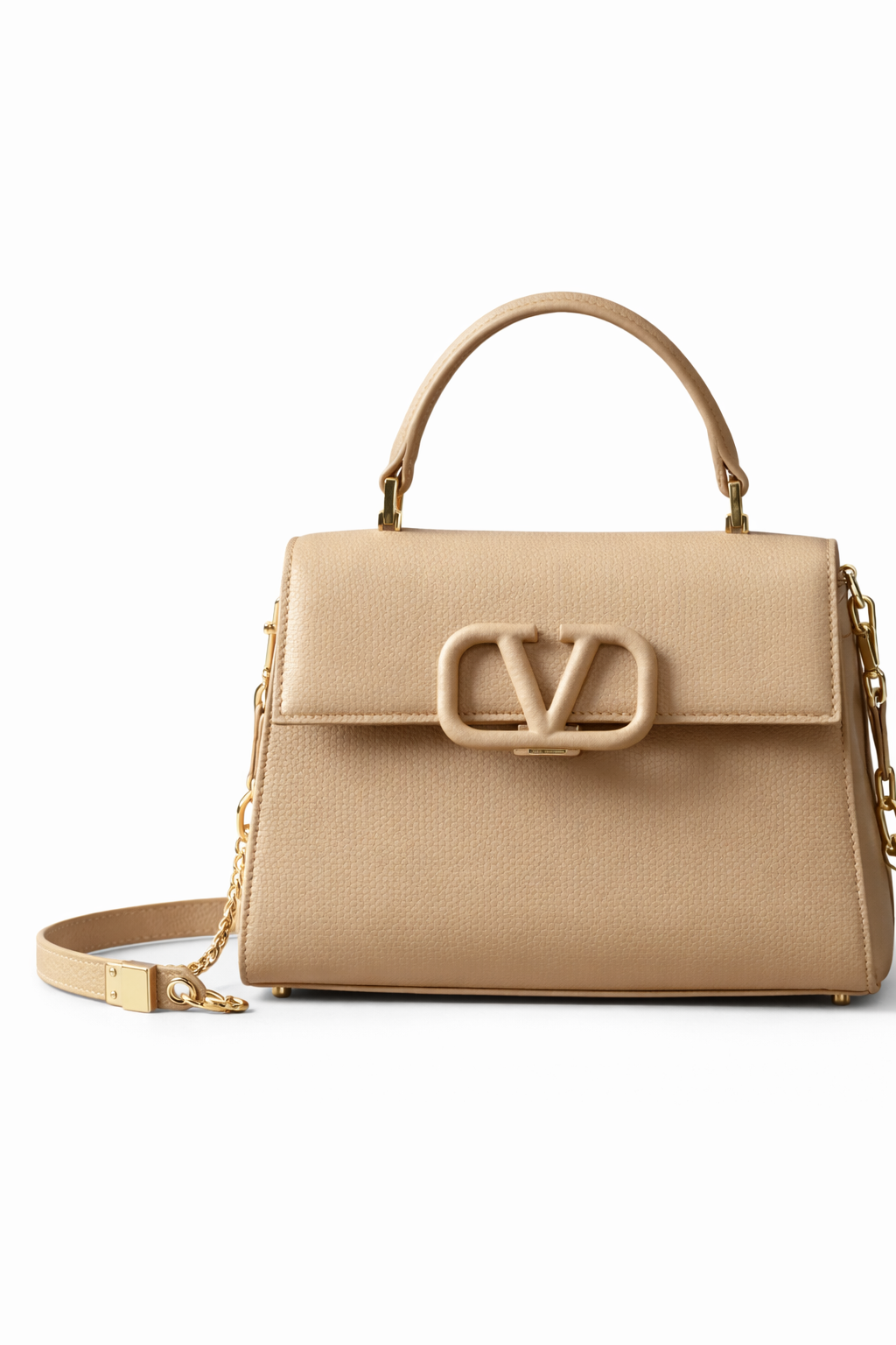 Elegant Beige Valentino Handbag