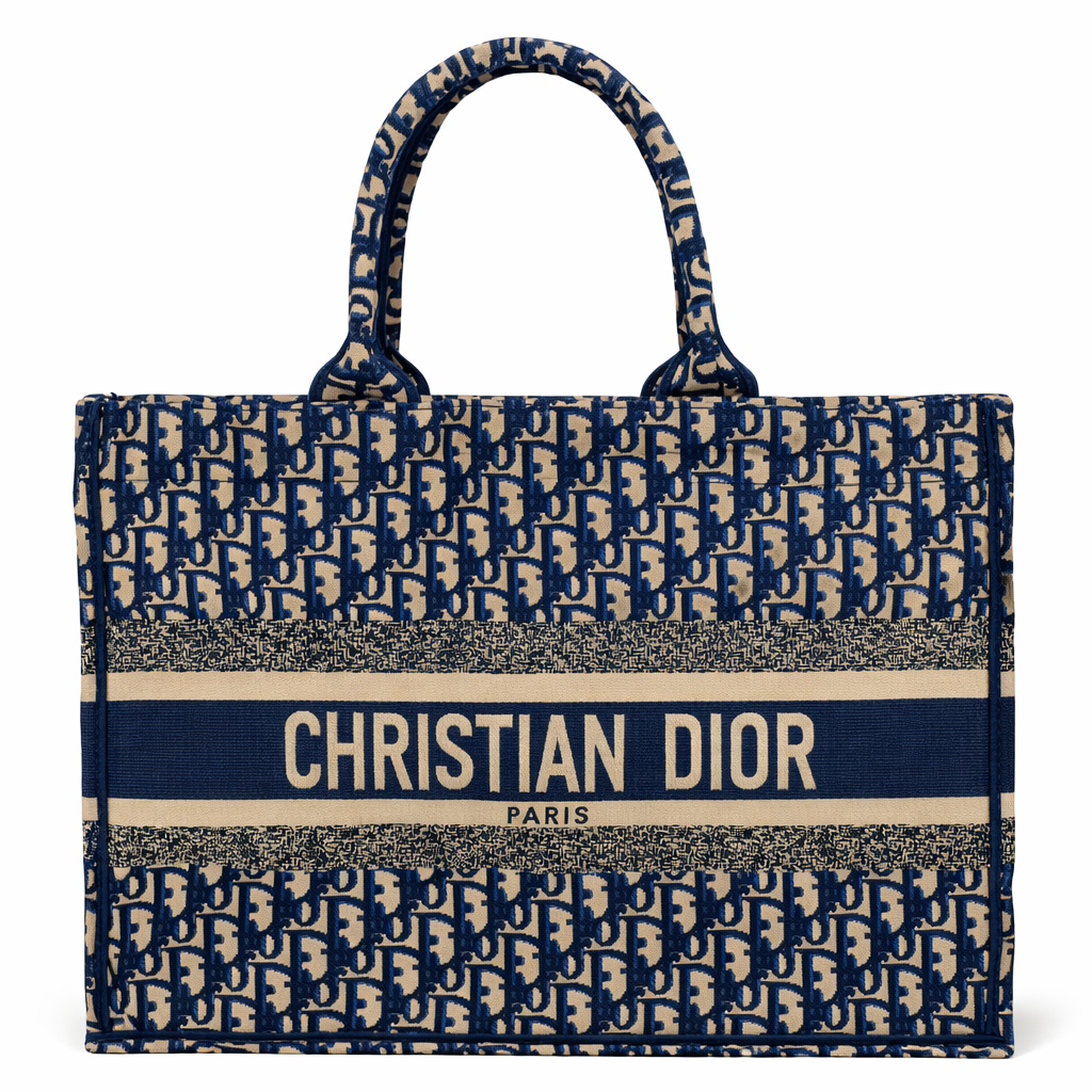 uxury Christian Dior Large Tote – Blue