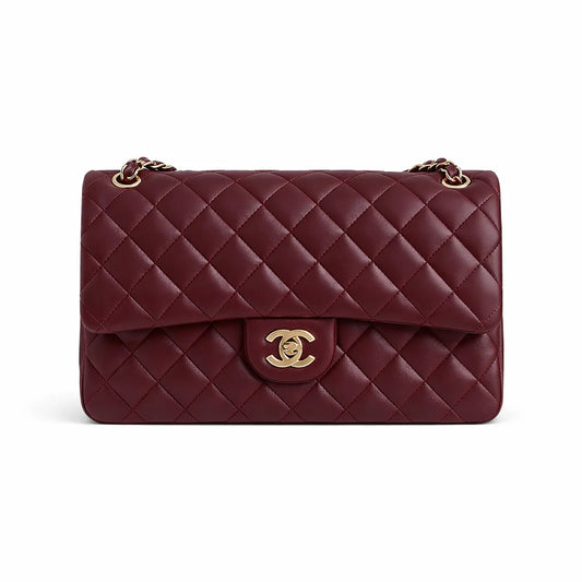 Chanel Lambskin Quilted Medium Double Flap
