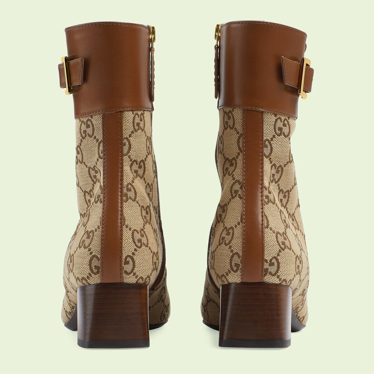 Women's GG canvas ankle boot