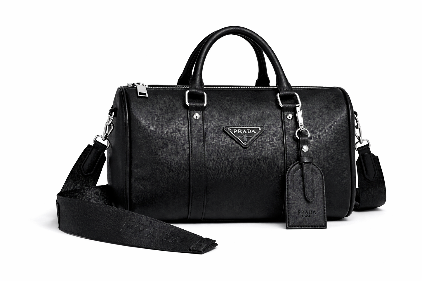 Luxury Black Travel Bag – Bold, Sleek & Timeless