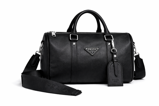 Luxury Black Travel Bag – Bold, Sleek & Timeless