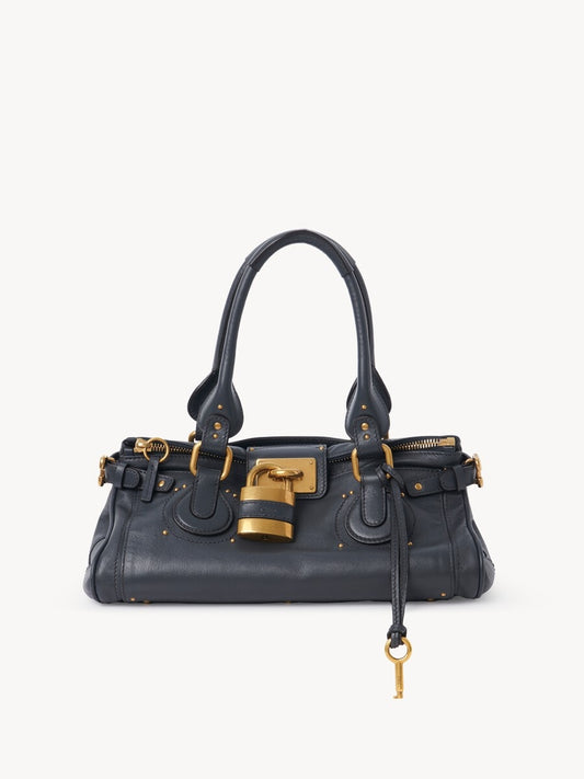 Chloe PADDINGTON BAG IN GRAINED LEATHER