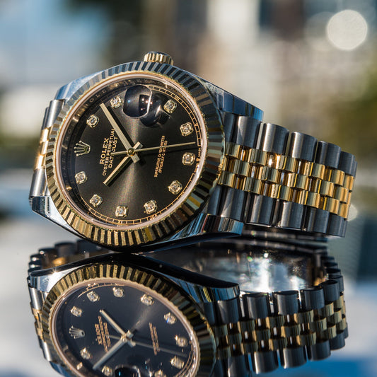 2024 DATEJUST 41MM BLACK DIAMOND DIAL ON JUBILEE