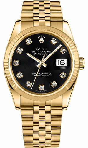 Rolex Datejust 36 Gold Watch
