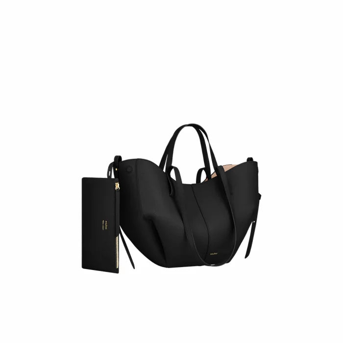 Polene Cyme Mini Textured Black