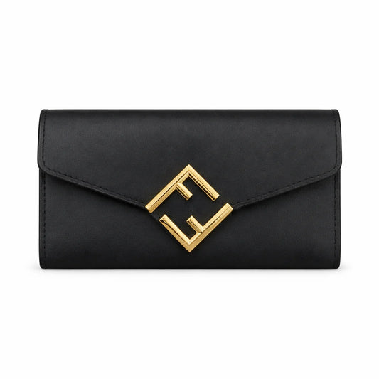 Fendi FF Diamonds wallet Black