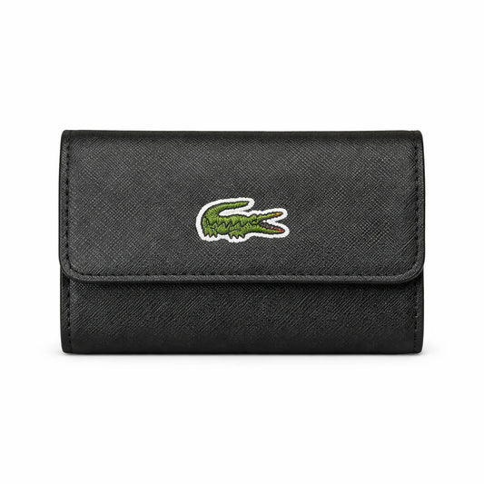 Lacoste Women's Anna Snap Close Flap Billfold Wallet