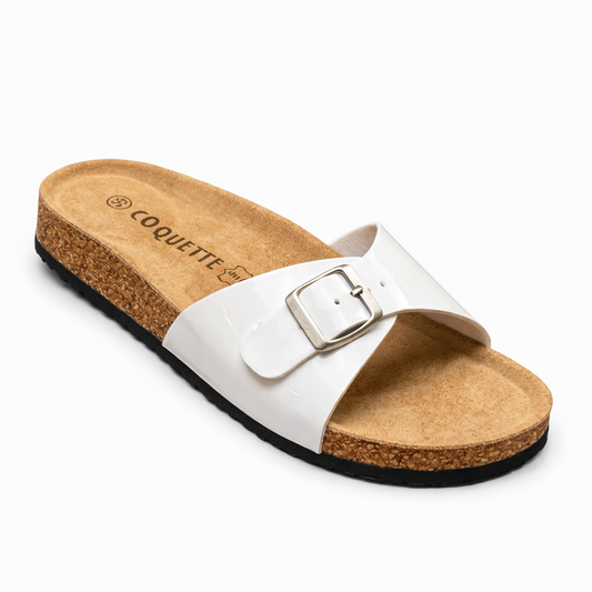 White Elegance Slide Sandal ✨
