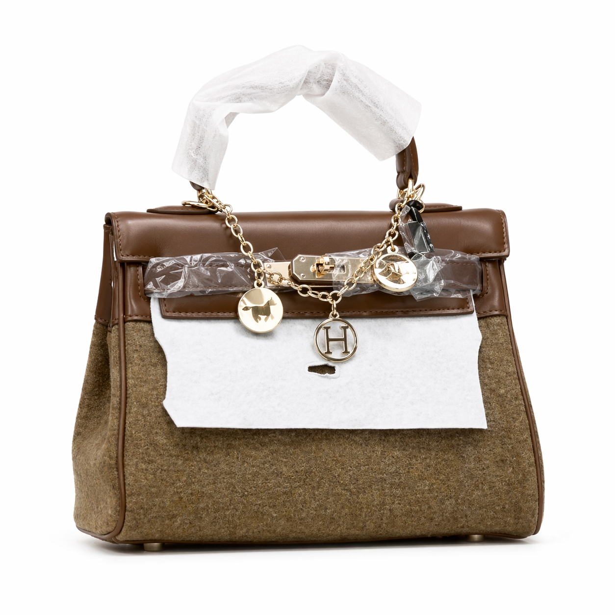 Hermes Brown Luxury Top Handle Bag ✨