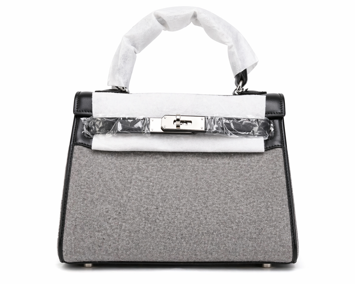 Hermes Grey Classic Top Handle Bag 🩶✨