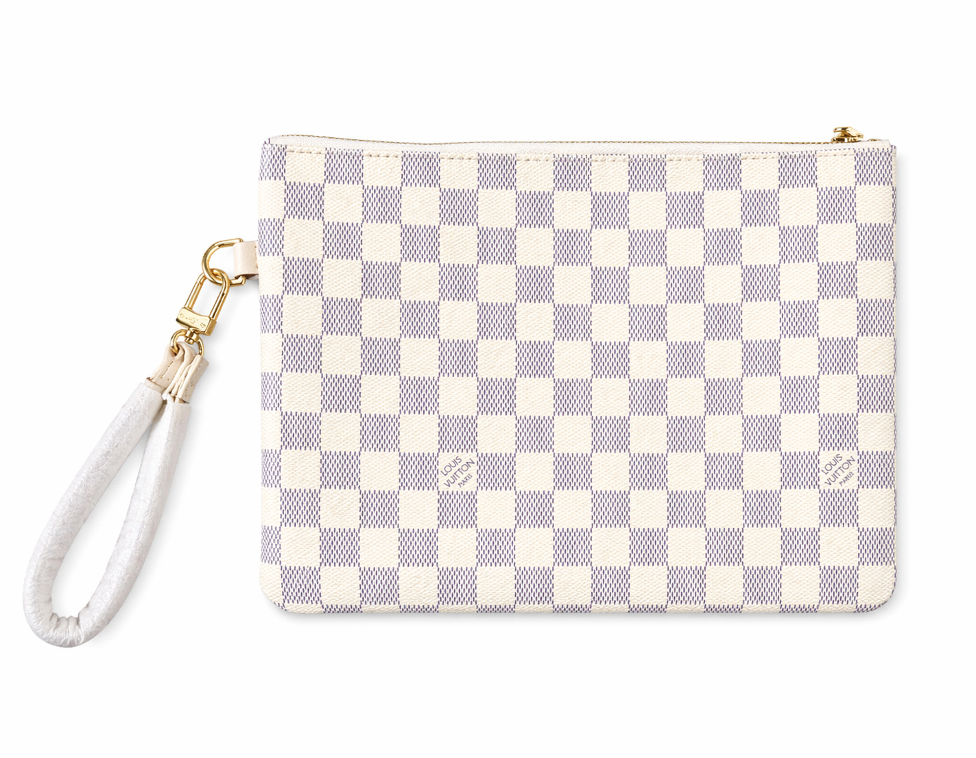 Elegant Checkered Wristlet