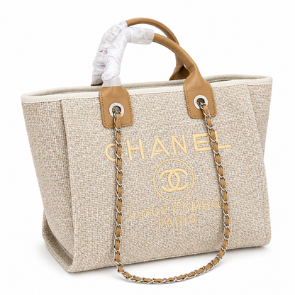 Chanel Beige Tote – Everyday Luxury with a Chic Touch