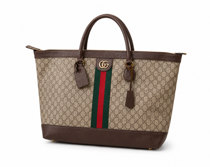 Gucci Ophidia GG Tote Bag – Iconic Web Stripe Luxury Canvas