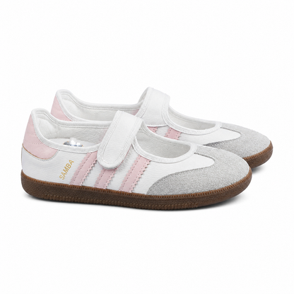 ADIDAS SAMBA JANE SHOES, WHITE
