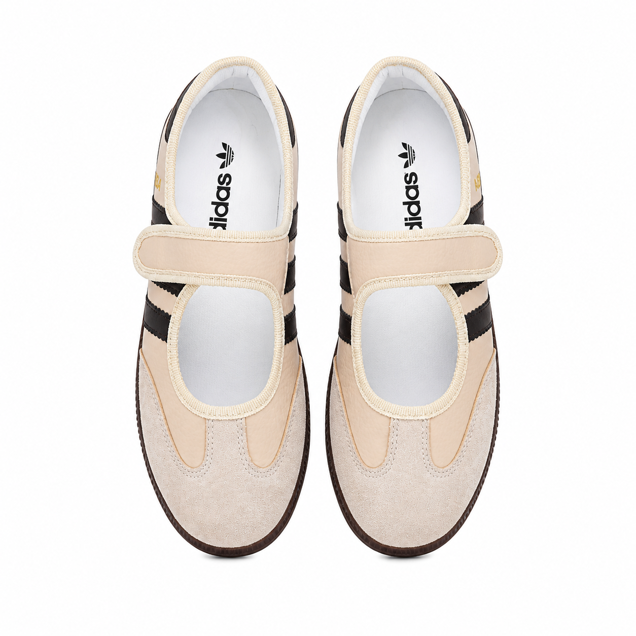 ADIDAS SAMBA JANE SHOES, WHITE