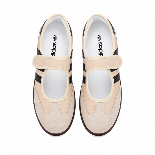 ADIDAS SAMBA JANE SHOES, WHITE