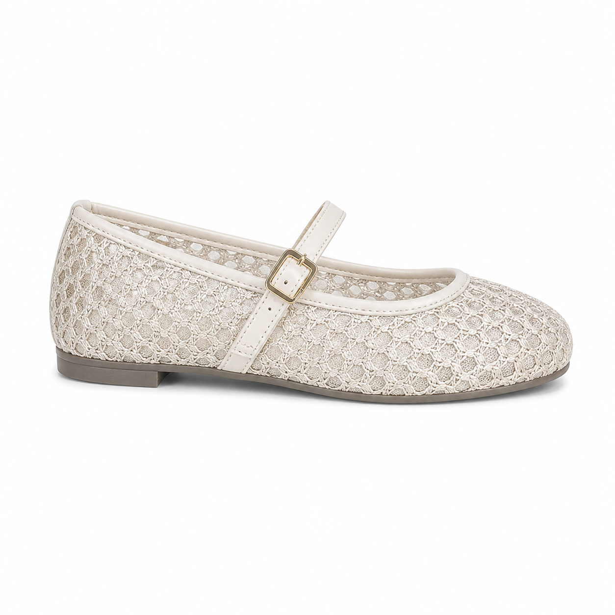 Delicate Mesh Strap Flats for Everyday Elegance