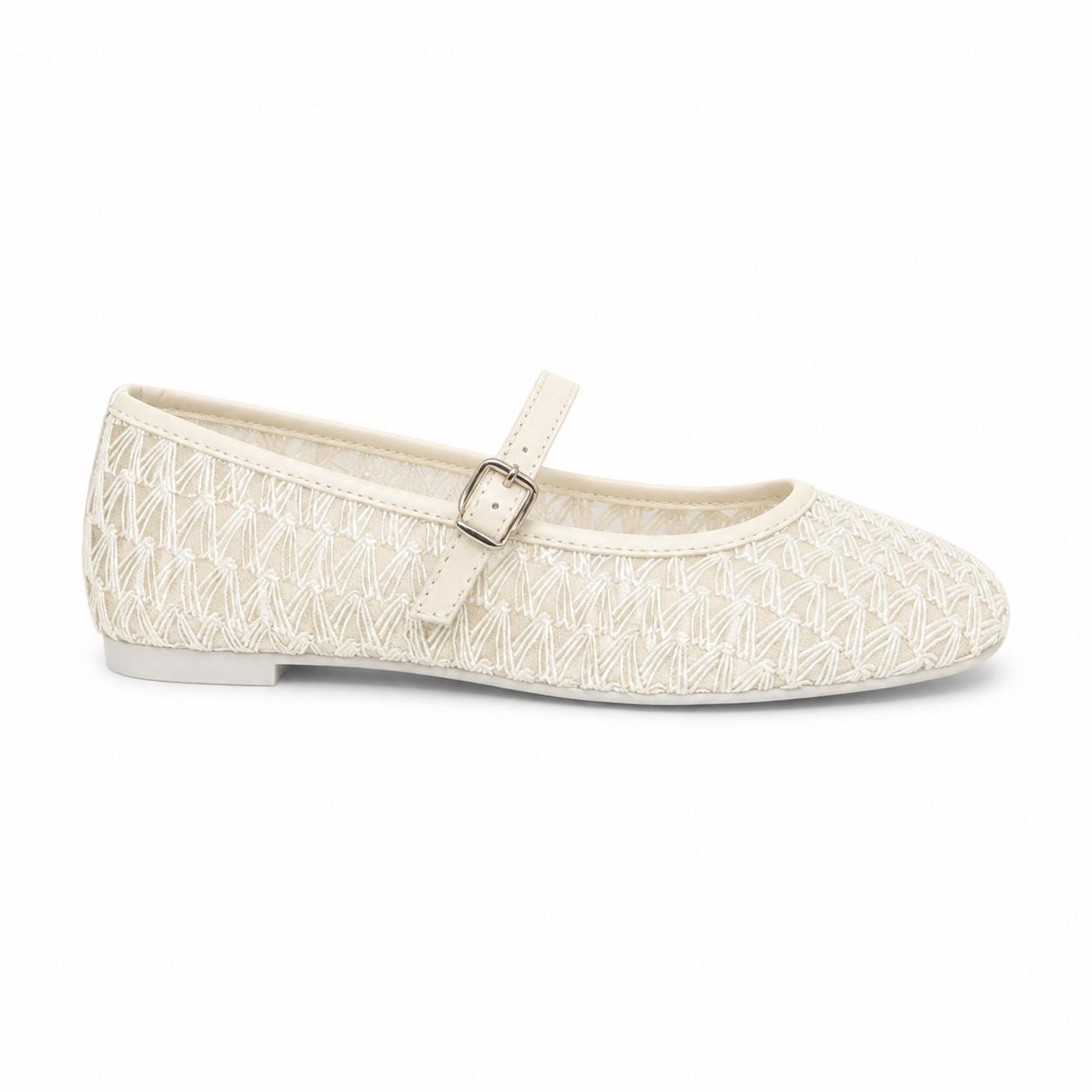 Delicate Mesh Strap Flats for Everyday Elegance