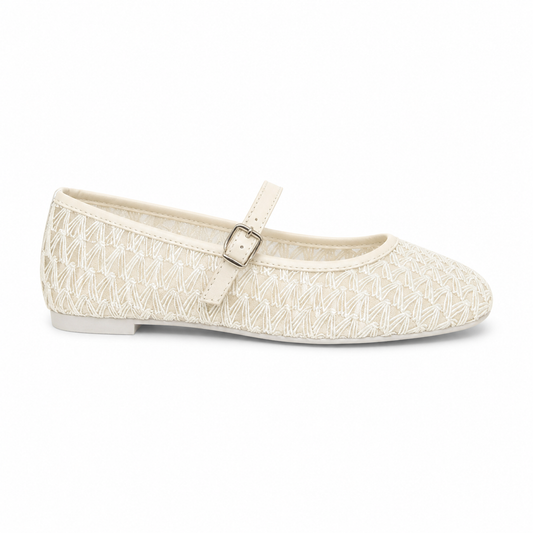 Delicate Mesh Strap Flats for Everyday Elegance